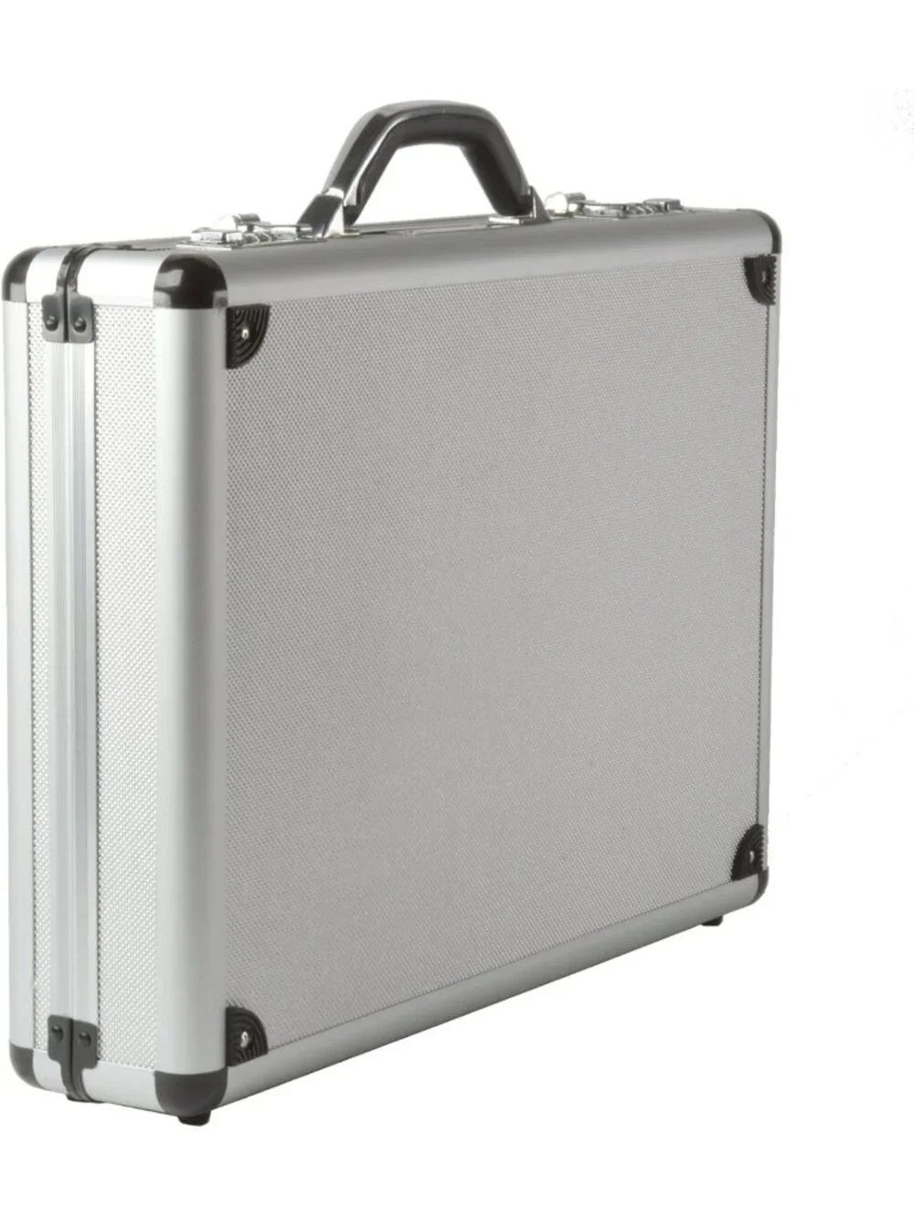 Sleek Aluminum Laptop Briefcase with Padded Interior & Combo Lock - Business